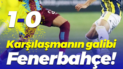 Dev müsabakanın galibi Fenerbahçe! 1-0