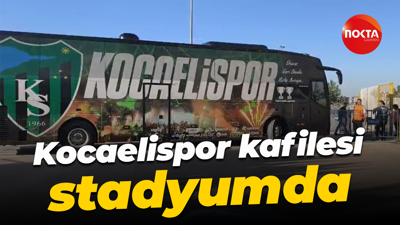 Kocaelispor kafilesi stadyumda