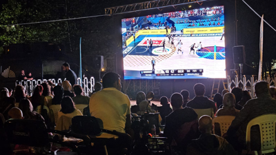 Başiskele’de heyecan dolu anlar: A Milli Erkek Basketbol Takımı’mız gururla izlendi