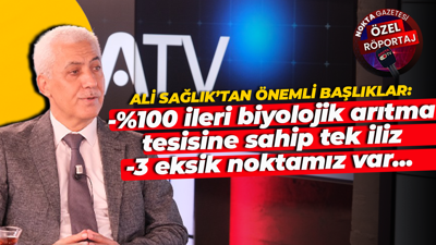 Ali Sağlık: Atık su yönetiminde bizi referans alıyorlar