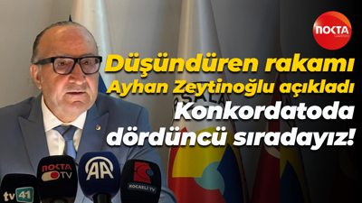 Düşündüren rakamı Ayhan Zeytinoğlu açıkladı; Konkordatoda dördüncü sıradayız!
