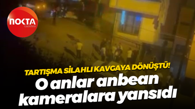 Tartışma silahlı kavgaya dönüştü! O anlar anbean kameralara yansıdı