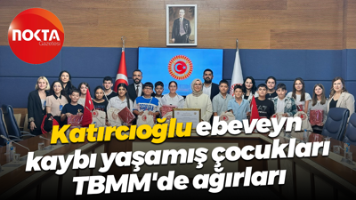 Radiye Sezer Katırcıoğlu ebeveyn kaybı yaşamış çocukları TBMM'de ağırları
