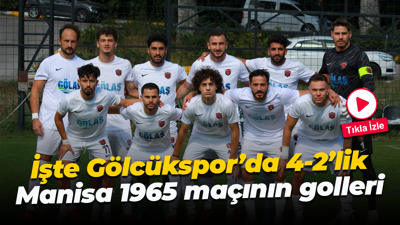 İşte Gölcükspor’da 4-2’lik Manisa 1965 maçının golleri