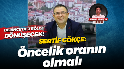 Derince’de 3 bölge dönüşecek! Sertif Gökçe: Öncelik oranın olmalı