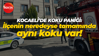 Kocaeli’de koku paniği: İlçenin neredeyse tamamında aynı koku var!