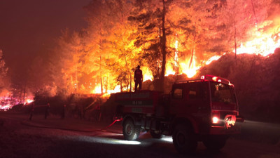 Muğla alevlere teslim oldu!