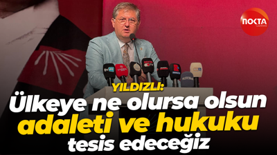 Harun Özgür Yıldızlı: Ülkeye ne olursa olsun adaleti ve hukuku tesis edeceğiz