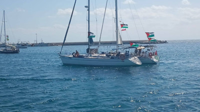 Küresel Sumud Filosu Gazze'ye doğru ilerliyor