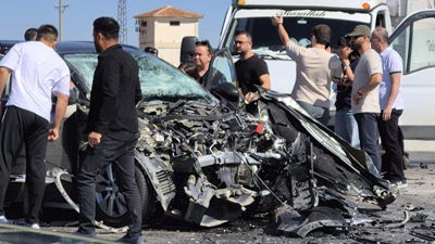 Eskişehir'de korkunç kaza: 1'i ağır 5 yaralı!