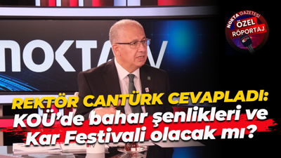 Rektör Nuh Zafer Cantürk cevapladı: KOÜ’de bahar şenlikleri ve Kar Festivali olacak mı?