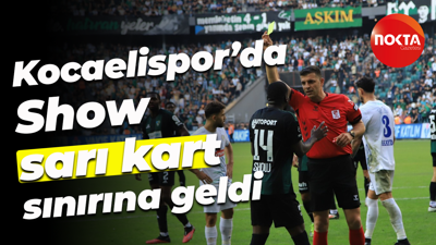 Kocaelispor’da Show sarı kart sınırına geldi