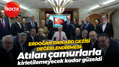 Erdoğan'dan ABD gezisi değerlendirmesi: Atılan çamurlarla kirletilemeyecek kadar güzeldi