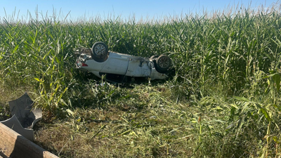 Otomobil takla attı: 1 ölü 1 yaralı