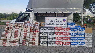 Otoyolda kaçak tütün ve sigara kağıdı yakalandı!