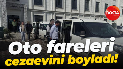 Oto fareleri cezaevini boyladı!