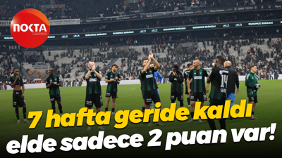 7 hafta geride kaldı, elde sadece 2 puan var!