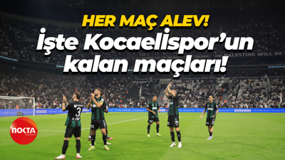 Her maç alev! İşte Kocaelispor’un kalan maçları!