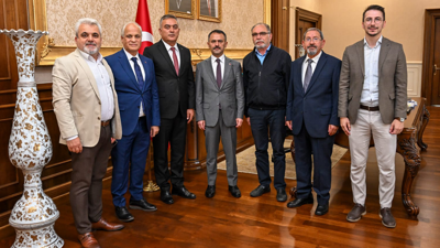 Kocaeli Orta Anadolu İl Dernekleri Platformu İlhami Aktaş'ı ziyaret etti