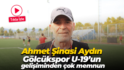 Ahmet Şinasi Aydın, Gölcükspor U-19’un gelişiminden çok memnun