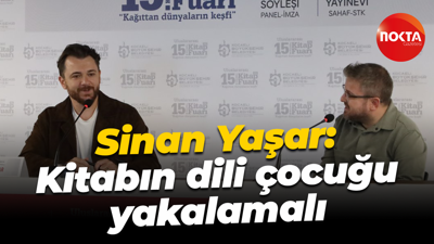 Sinan Yaşar: Kitabın dili çocuğu yakalamalı