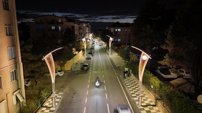 Ali Arıcan Caddesi ışıl ışıl oldu