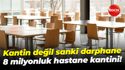 Kantin değil sanki darphane… 8 milyonluk hastane kantini!