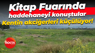 Kitap Fuarında haddehaneyi konuştular... Kentin akciğerleri küçülüyor!