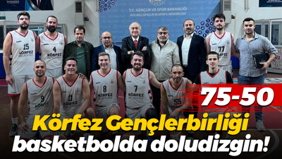 Körfez Gençlerbirliği basketbolda doludizgin! “75-50”