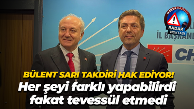 Bülent Sarı takdiri hak ediyor! Her şeyi farklı yapabilirdi fakat tevessül etmedi