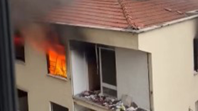 Kadıköy'de panik yaratan yangın!