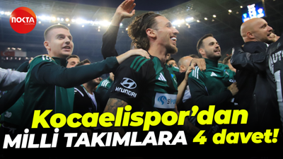 Kocaelispor’dan Milli takımlara 4 davet!