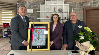 Kocaeli Büyükşehir Belediye Başkan Vekili Berna Abiş'ten Ahmet Önal’a ziyaret