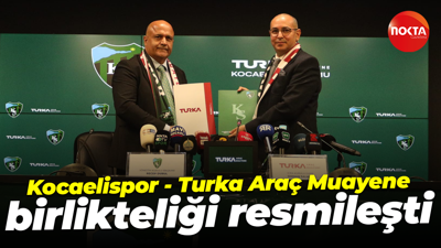 Kocaelispor – Turka Araç Muayene birlikteliği resmileşti
