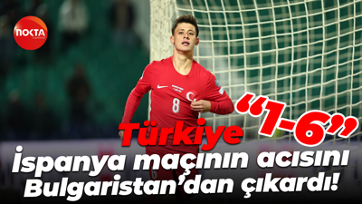 Türkiye, İspanya maçının acısını Bulgaristan’dan çıkardı! “1-6”