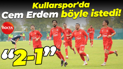 Kullarspor'da Cem Erdem böyle istedi! "2-1