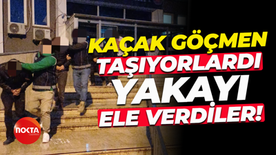 Kaçak göçmen taşıyorlardı... Yakayı ele verdiler!