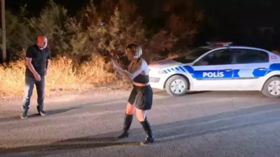 Polisleri şok eden olay: Tehditler savurdu