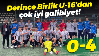 Derince Birlik U-16’dan çok iyi galibiyet! “0-4”