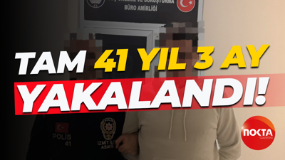 Tam 41 yıl 3 ay... Yakalandı!