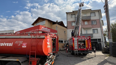 Çatıda yapılan tadilat yangına sebep oldu!