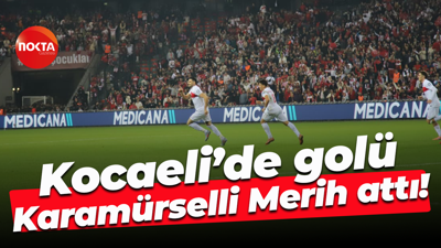 Kocaeli’de golü Karamürselli Merih attı!