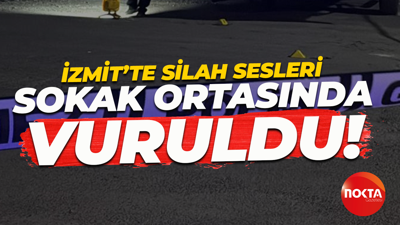 Kocaeli'de bir kişi sokak ortasında vuruldu!