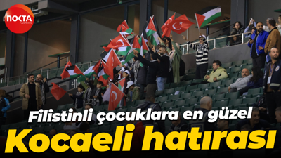 Filistinli çocuklara en güzel Kocaeli hatırası