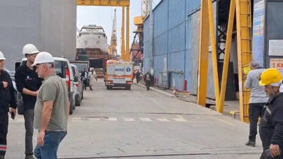 Tuzla tersanesinde patlama!
