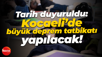 Tarih duyuruldu: Kocaeli’de büyük deprem tatbikatı yapılacak!