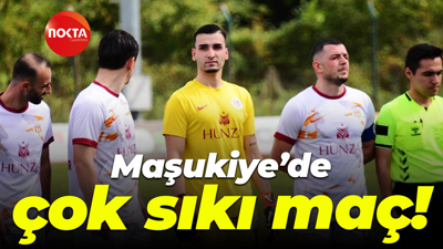 Maşukiye’de çok sıkı maç!