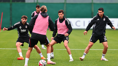 Beşiktaş'ta maç hazırlıkları başladı