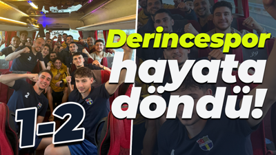 Derincespor hayata döndü! “1-2”
