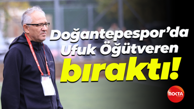 Doğantepespor’da Ufuk Öğütveren bıraktı!
